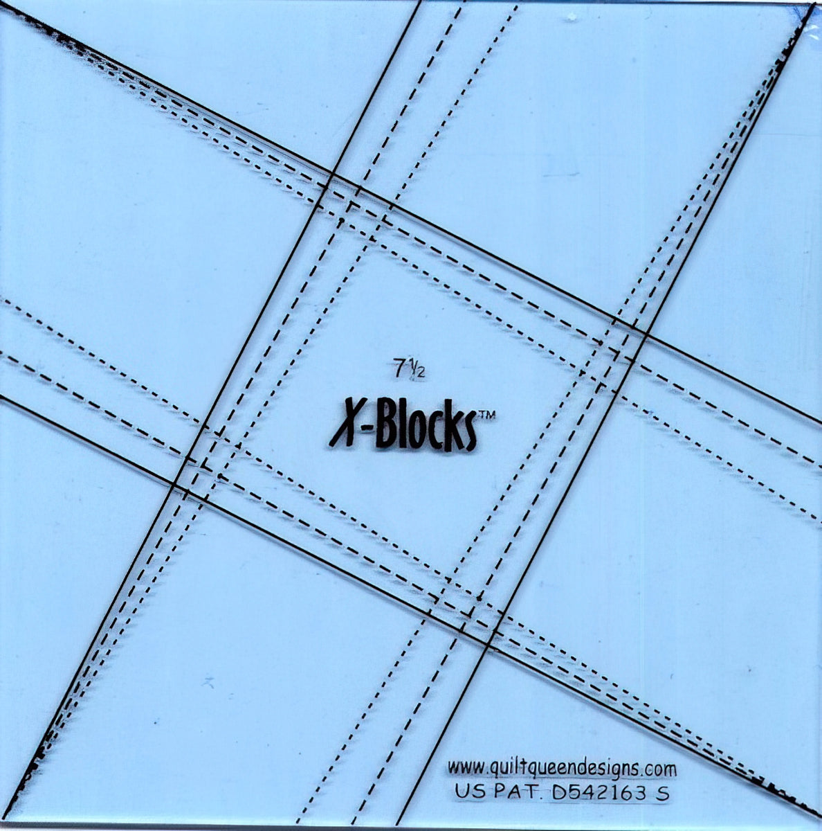 X-Block Tool 7.5 Inch by Cactus Queen Quilt Co