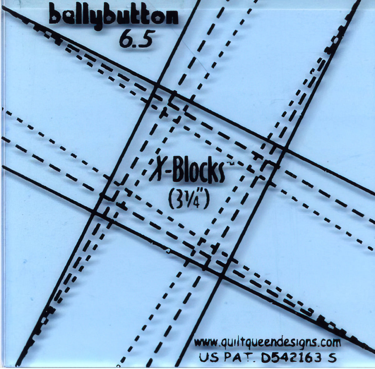 X-Block Tool BELLY Button 6.5 by Cactus Queen Quilt Co