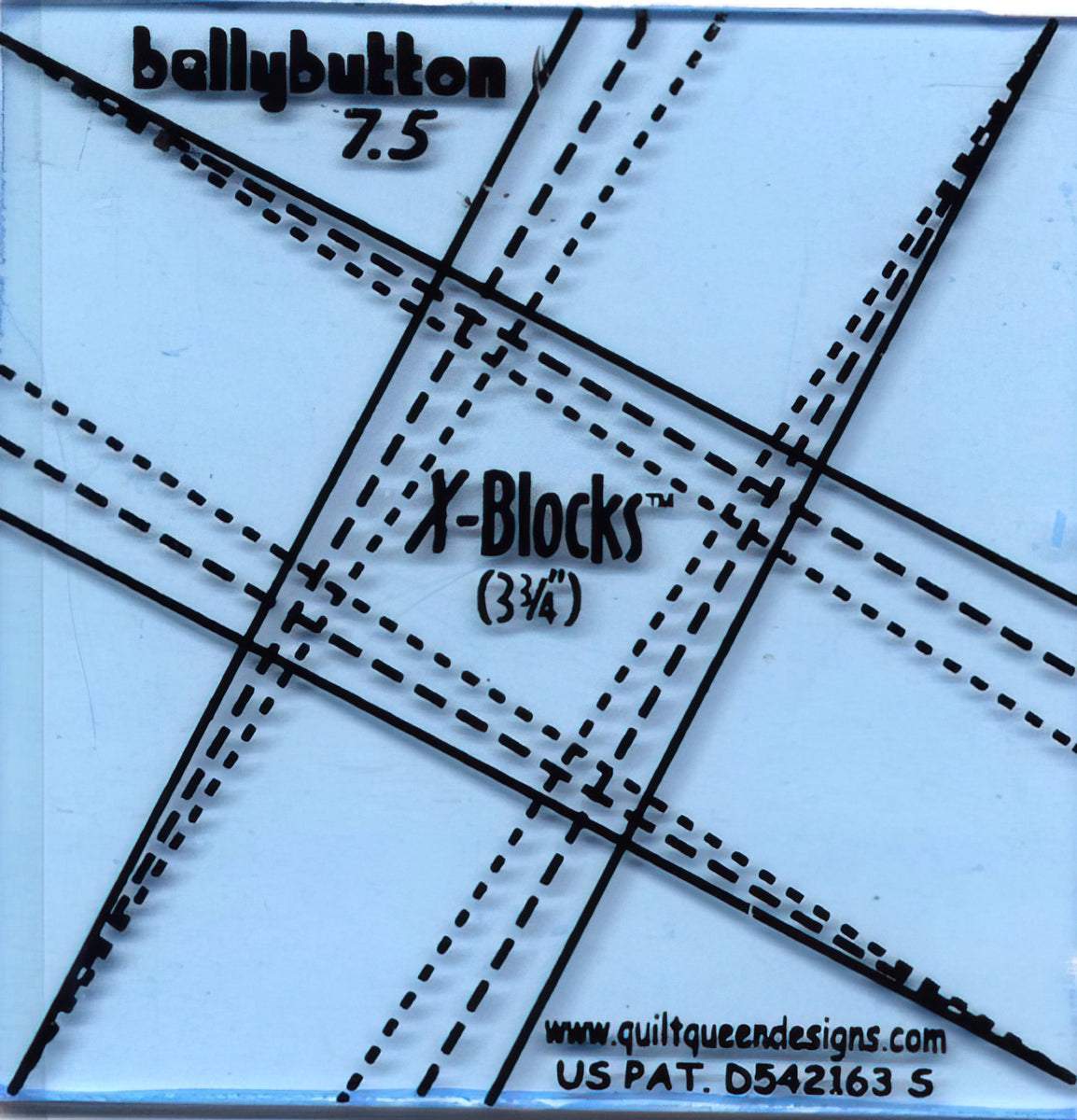 X-Block Tool BELLY Button 7.5 by Cactus Queen Quilt Co