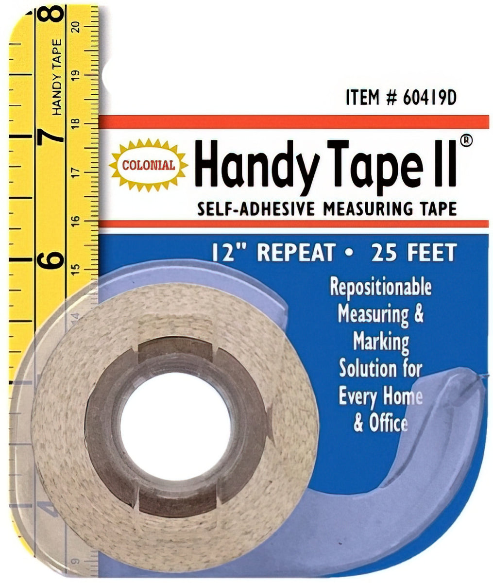 Colonial Handy Tape Despenser 12in Repeat 25ft Roll