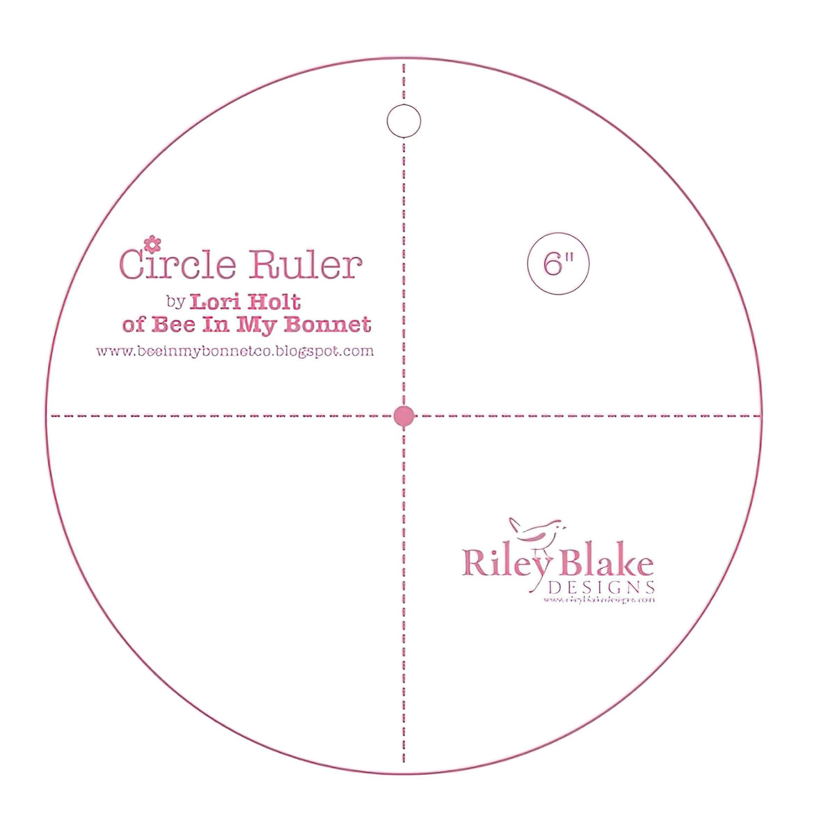 Lori Holt 6 Inch Circle Ruler