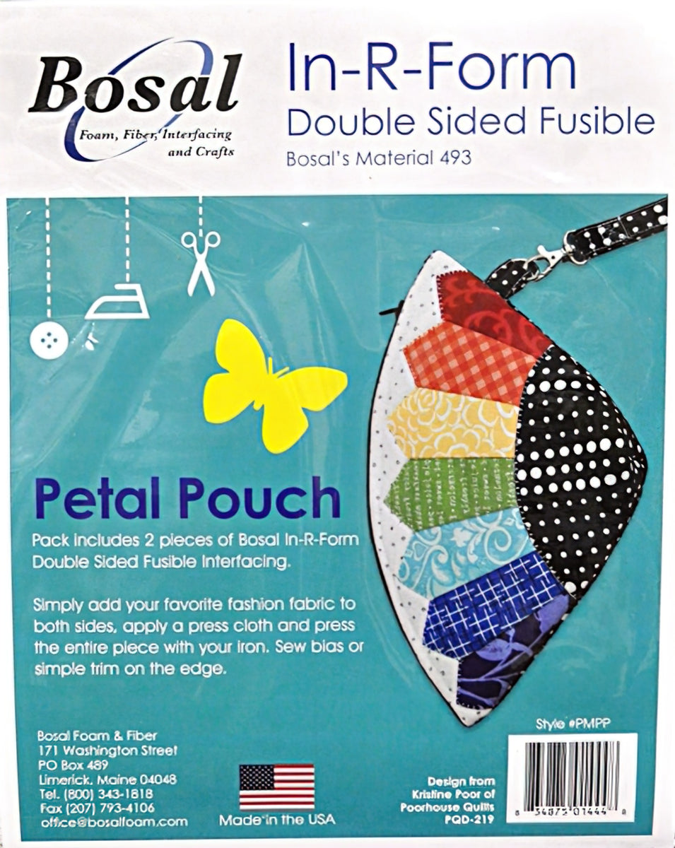 Clearance - Bosal Petal Pouch In-R-Form Double Sided Fusible