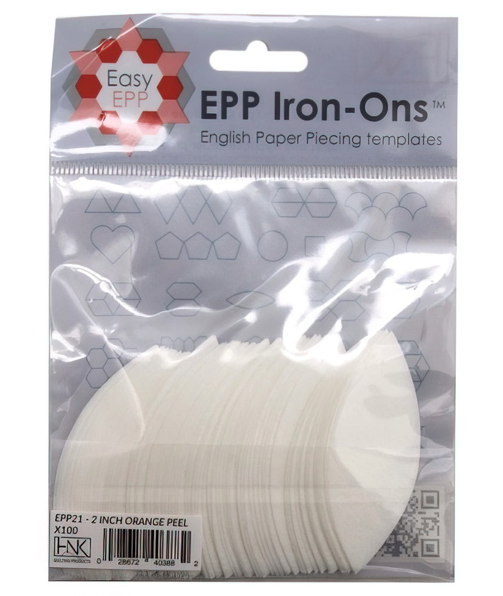 Orange Peel 2 inch EPP Iron-on x 100 by Hugs 'n Kisses