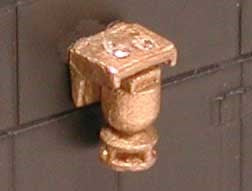 Cal Scale 190-627 HO Graham White Electric Bell with Mounting Bracket