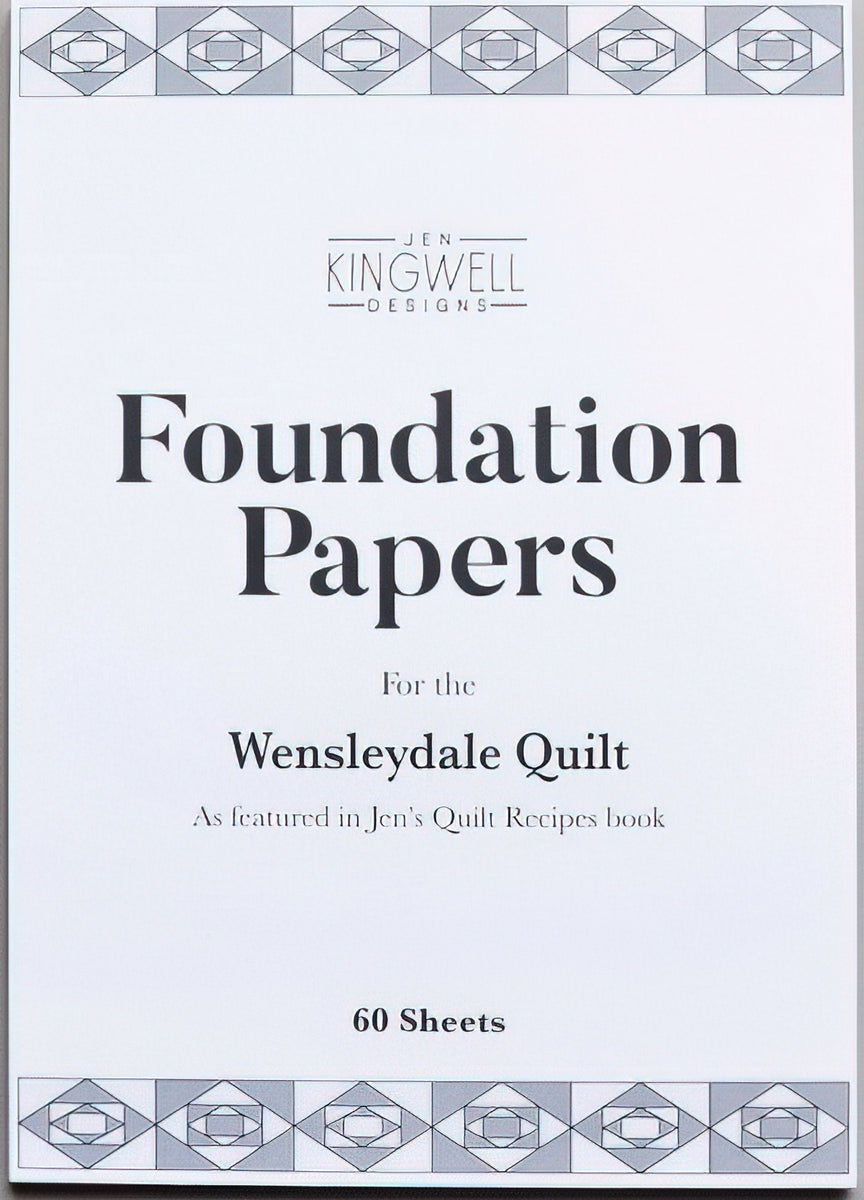 Wensleydale Foundation Papers by Jen Kingwell