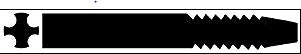 Walthers 947-1301 #00-90 Thread Tap One Piece
