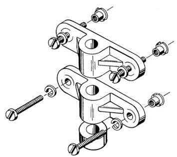 Dubro 156 Nylon Gear Block Set (Pack of 2)