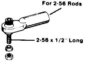 Dubro 367 2-56 Swivel Ball Link