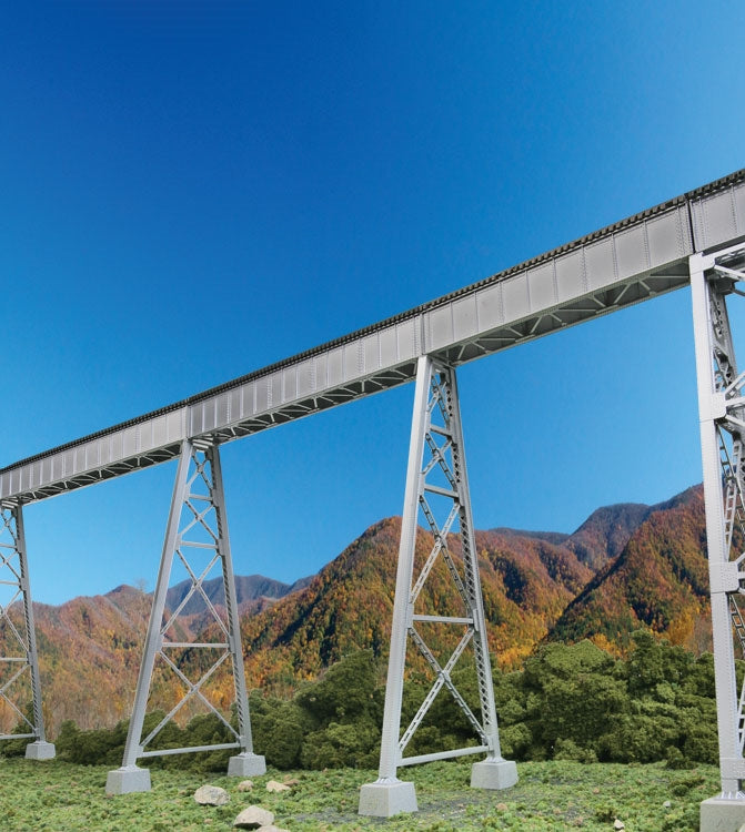 Walthers 933-4555 HO Steel Railroad Bridge Tower Bent Kit (Pack of 2)