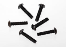 Traxxas TRA3929 Screws, 4x18mm button-head machine (hex drive) (6)