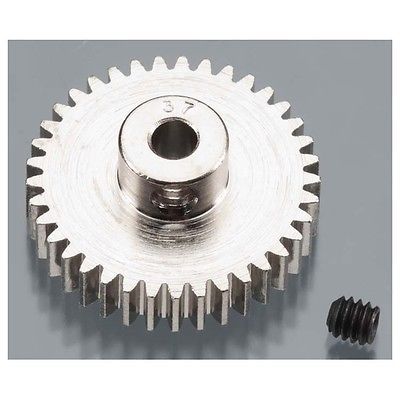 Robinson Racing Products 1037 Nickel-Plated 48-Pitch Pinion Gear, 37T