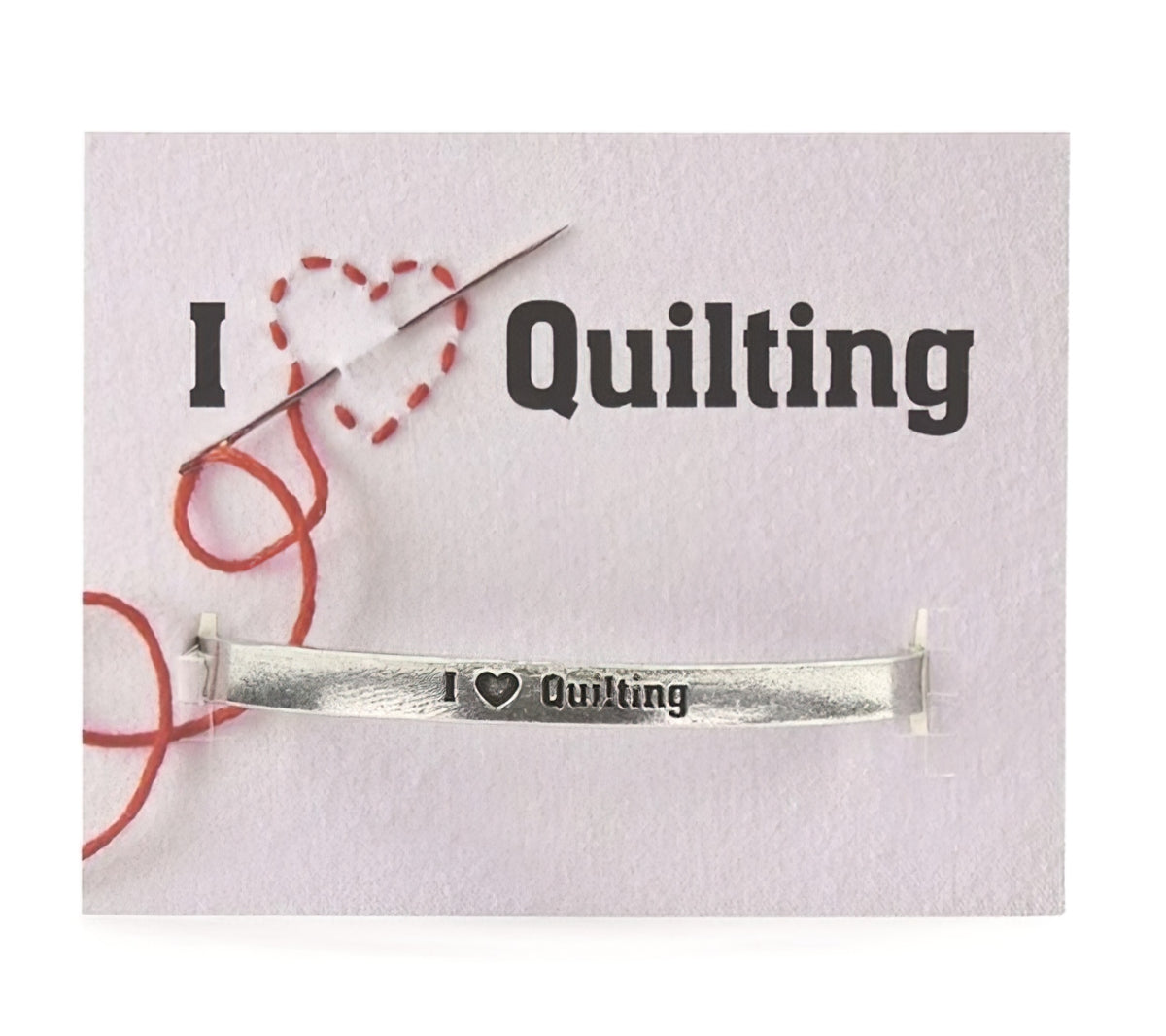 Clearance - Quotable Cuffs Bracelet - I Heart Quilting