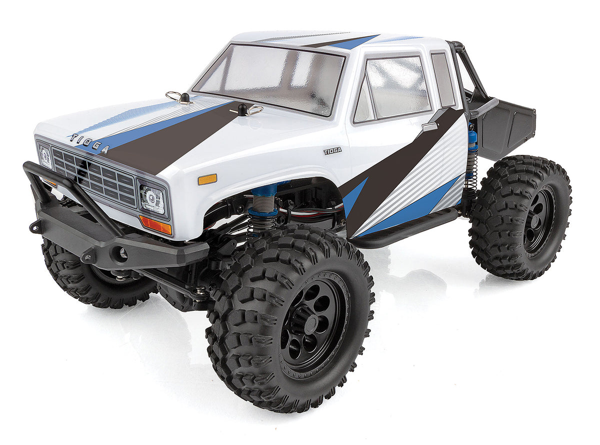 Team AssociatedASC40006 CR12 Tioga Trail Truck RTR, White & Blue