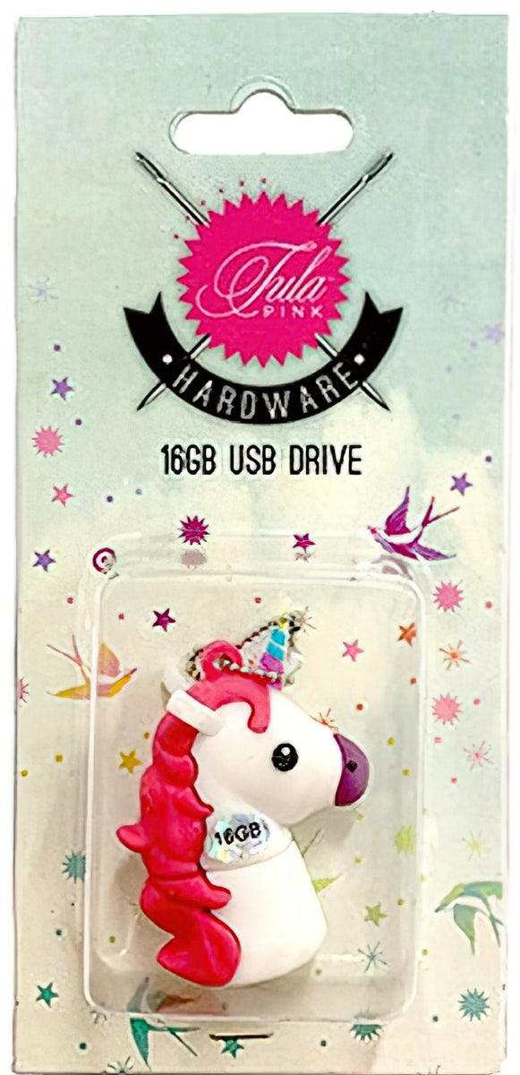 Tula Pink USB Unicorn White 16 GB