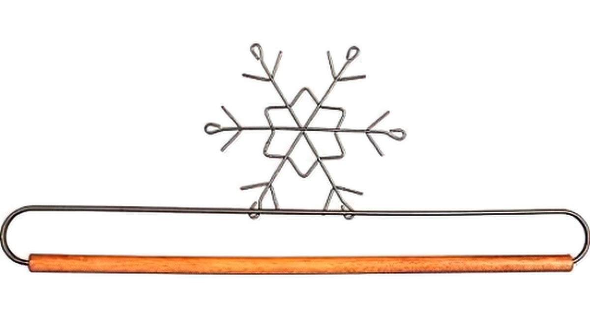 12in Snowflake With Dowel Hanger/Holder by Ackfeld