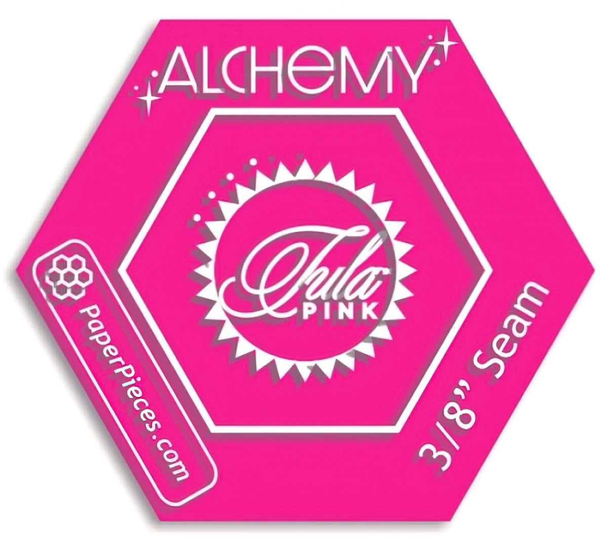 Alchemy Acrylic Template Only - 3/8in Seam Allowance by Tula Pink
