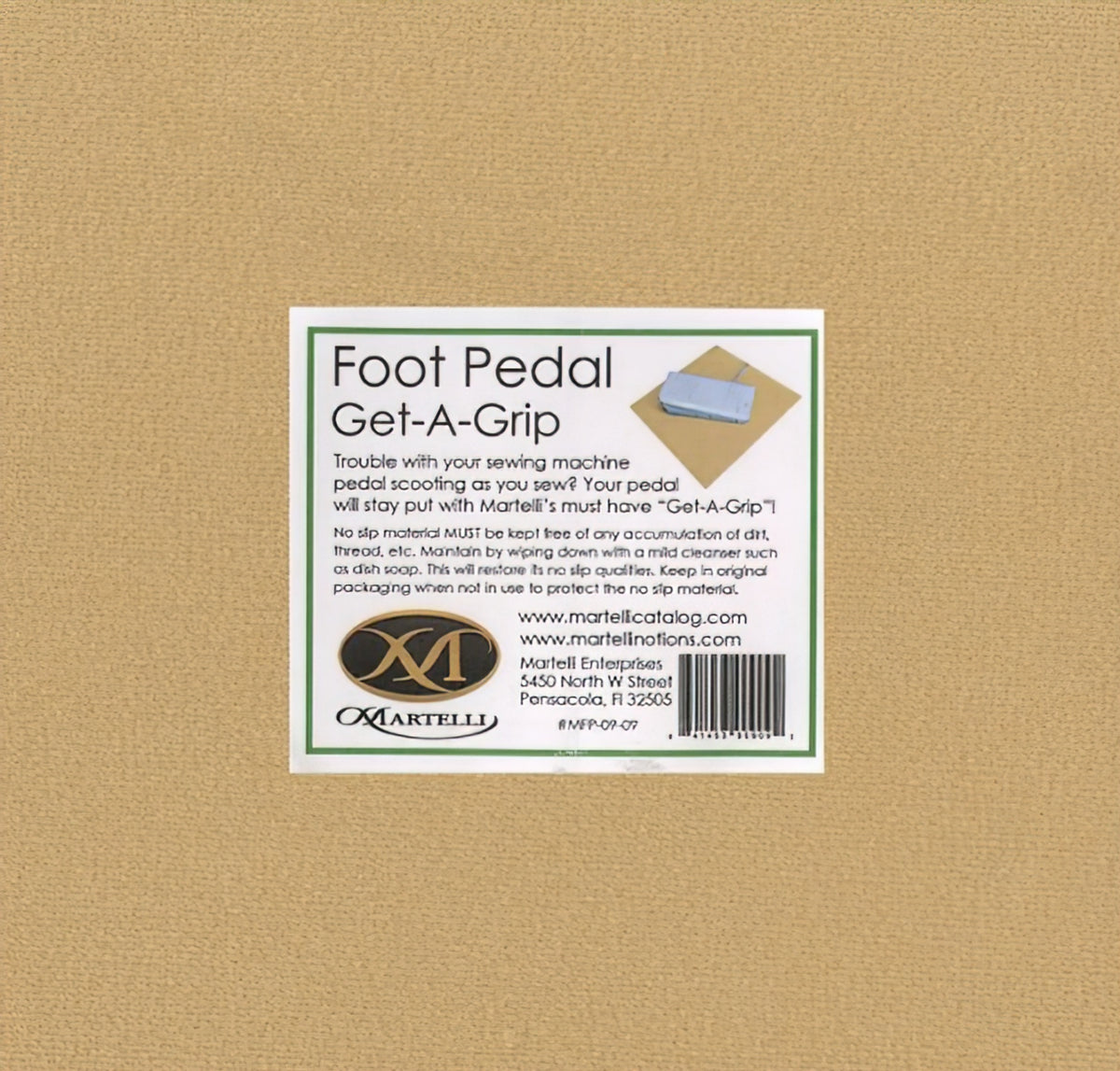 Get A Grip Foot Pedal Pad by Martelli Enterprises