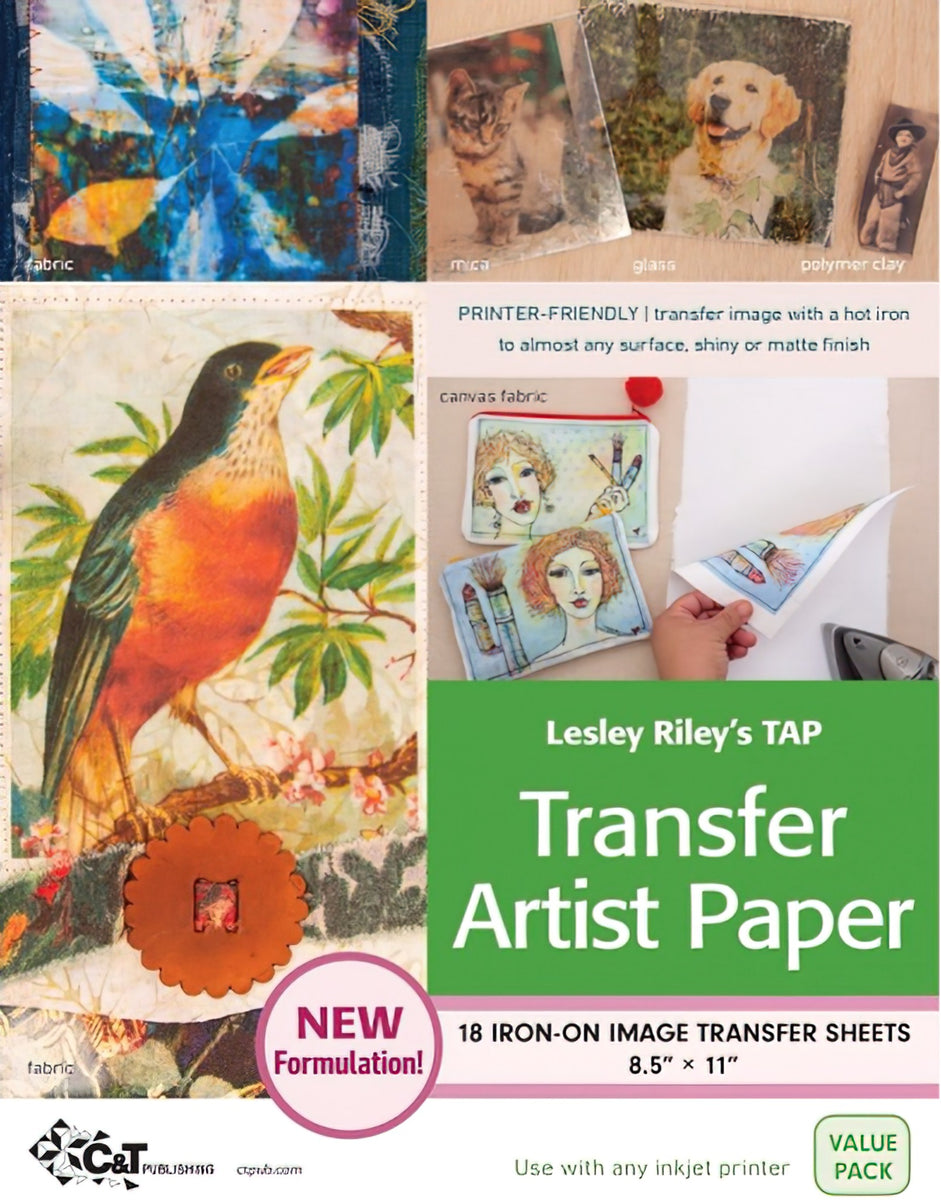 Transfer Artist Paper TAP 18 pack by Lesley Riley