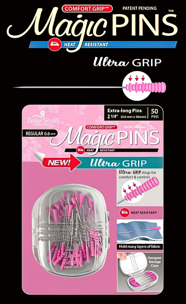 Magic Pins - 220047 Ultra Grip Extra Long Regular 50 pcs by Taylor Seville