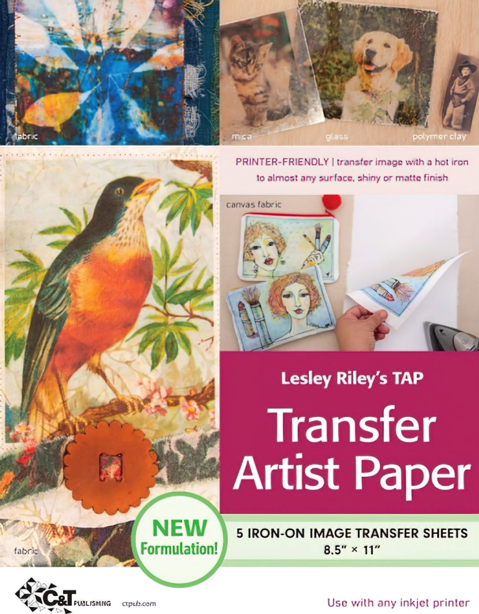 Transfer Artist Paper TAP5 pack by Lesley Riley