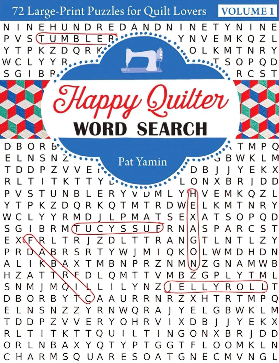 Happy Quilter Word Search - Volume 1