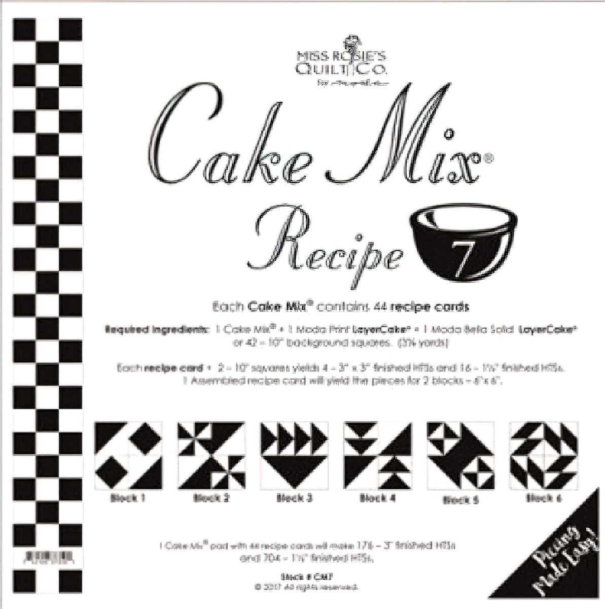Miss Rosie's Quilt Co - Cake Mix Recipe 7