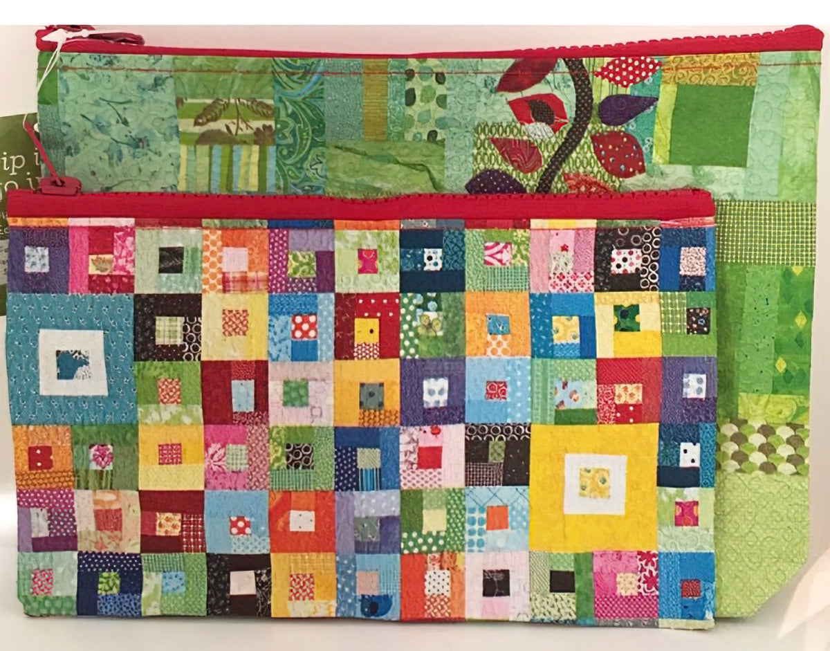 Sunday Morning Quilts Eco Pouch Set of 2
