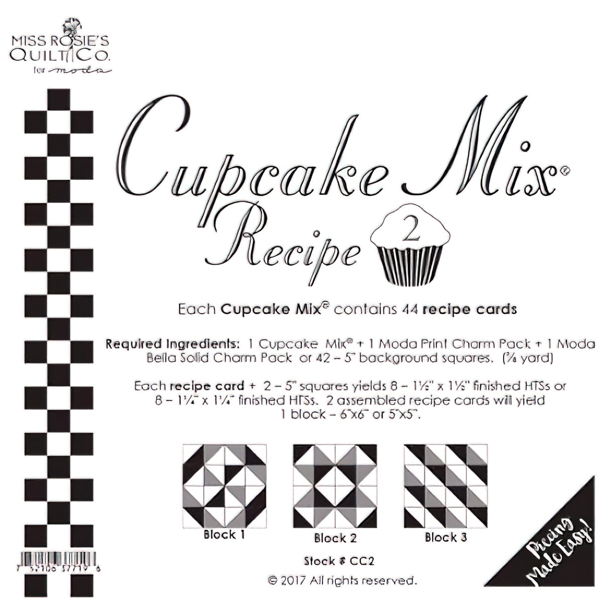 Miss Rosie's Quilt Co - Cupcake Mix Recipe 2