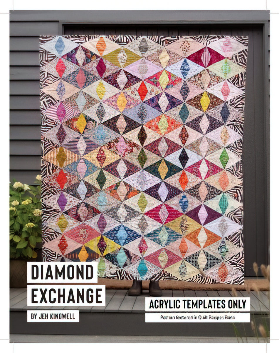 Diamond Exchange (Acrylic Template Only) by Jen Kingwell Designs