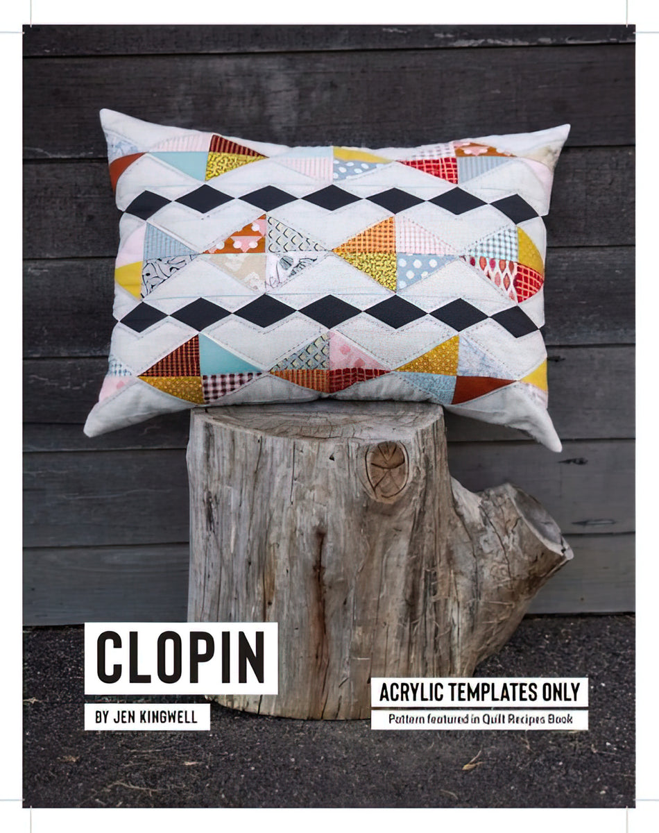 Clopin Cushion (Acrylic Template Only) by Jen Kingwell Designs