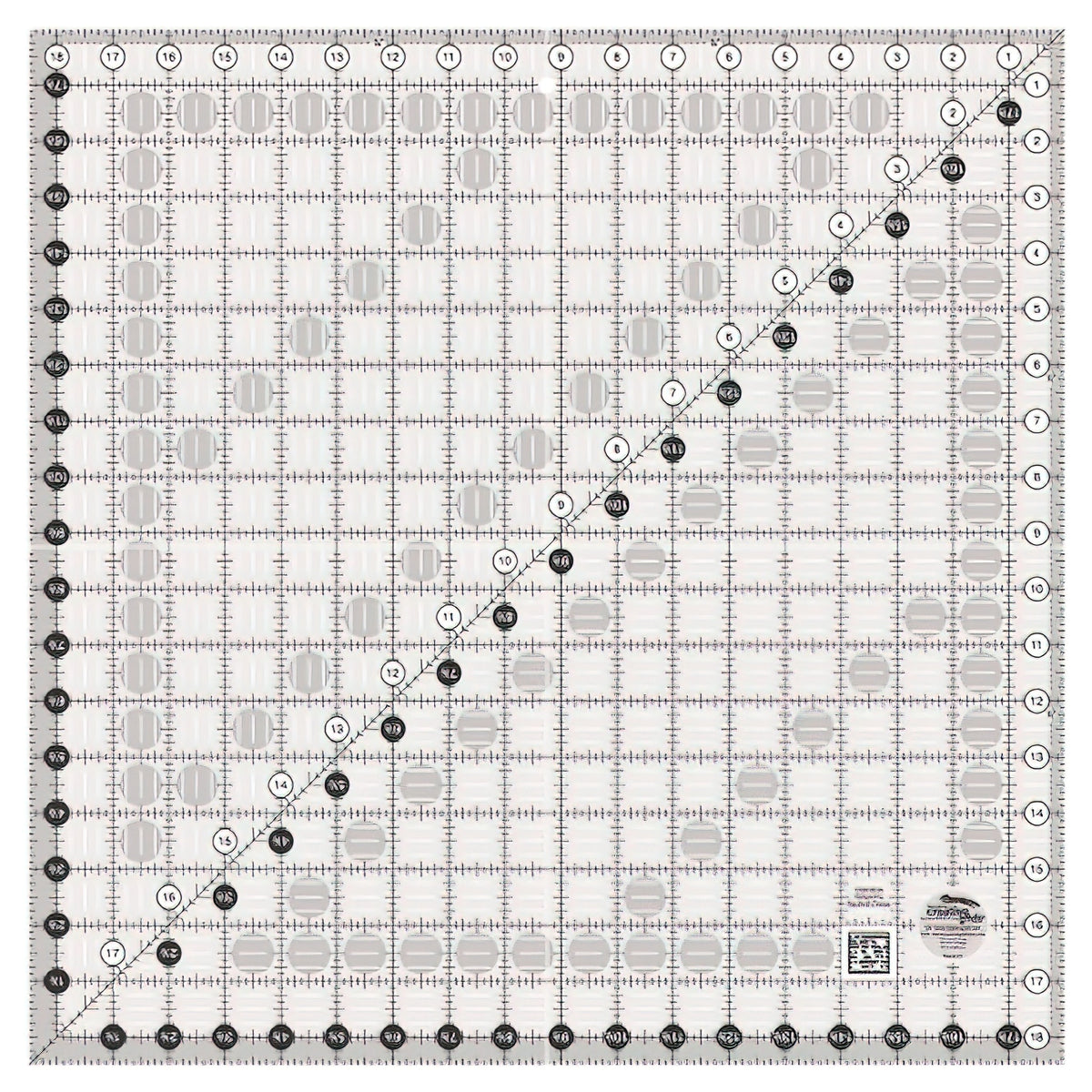 Creative Grids Quilt Ruler 18-1/2in Square CGR1818