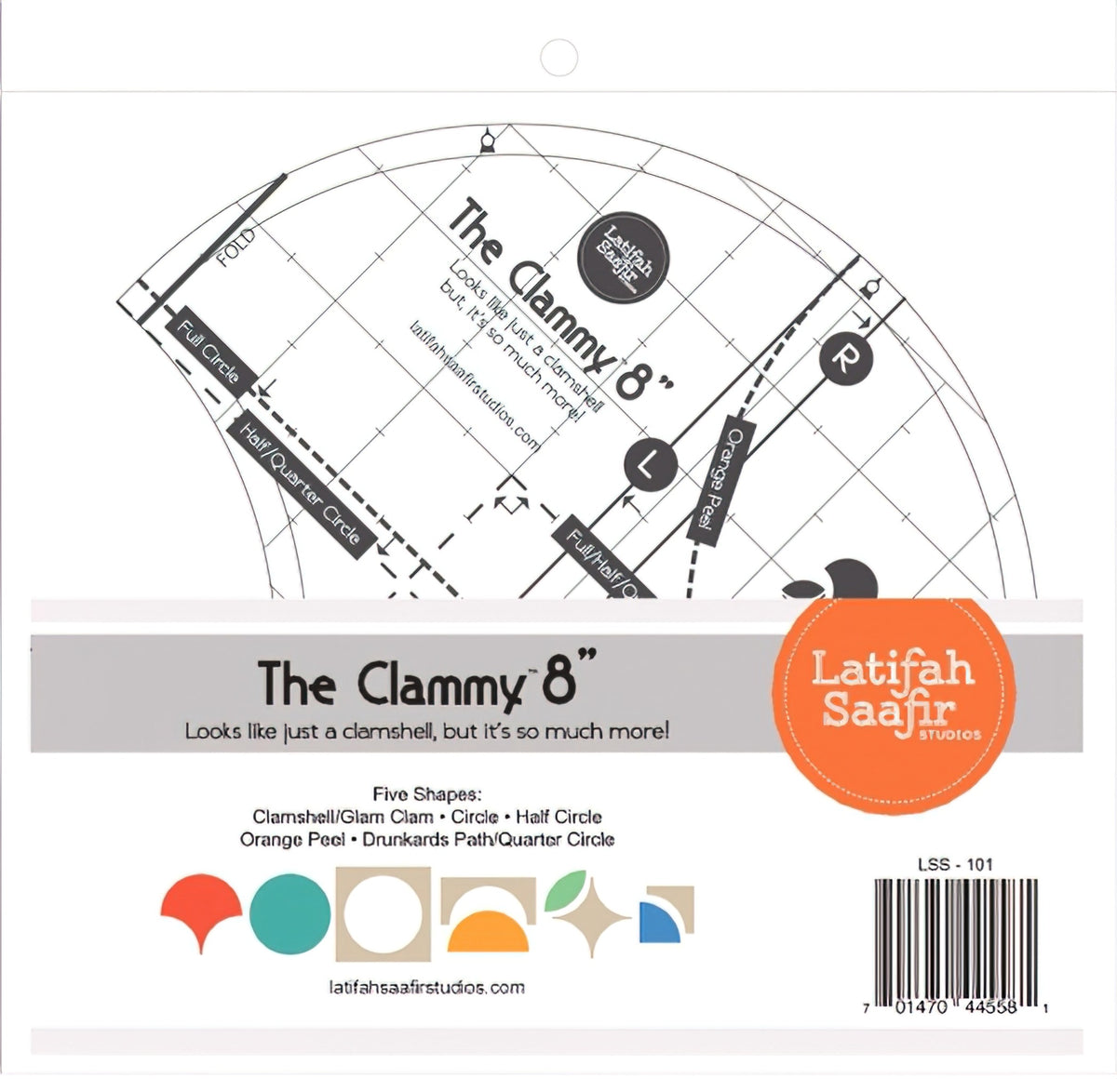 Clammy 8in Template by Latifah Saafir