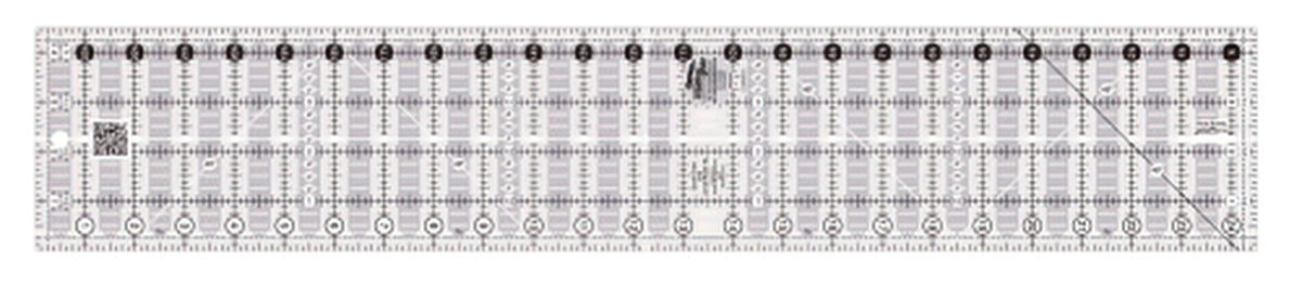 Creative Grids Quick Trim And Circle Ruler Two 4-1/2in x 24-1/2in CGRMT5