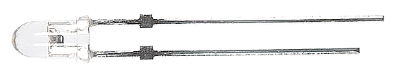 Standard Light Emiting Diodes (LEDs)1/8"3mm Diameter -- White pkg(2)