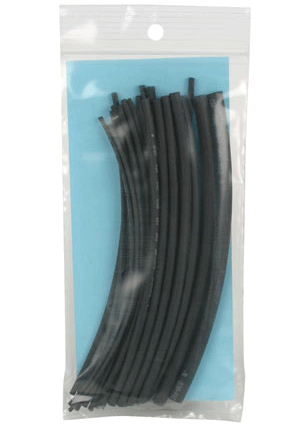 Electrical Accessories -- Heat Shrink Tubing Assorted 10' (5 sizes: 3/64, 1/16, 3/32, 1/8, 3/16")