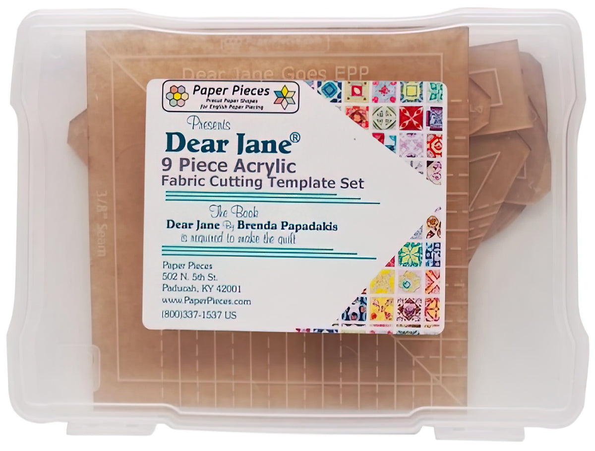 Acrylic Fabric Cutting Template for Dear Jane Project 9pc