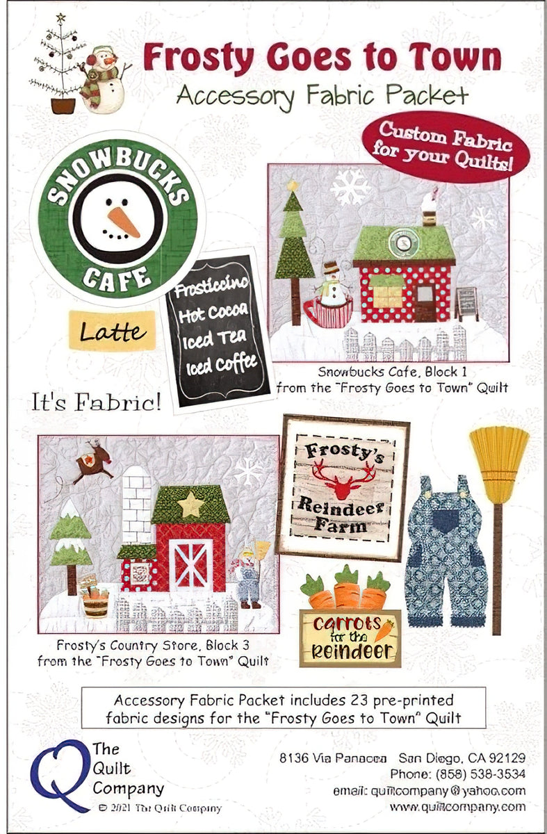 Frosty Goes to Town Accessory Fabric Pack