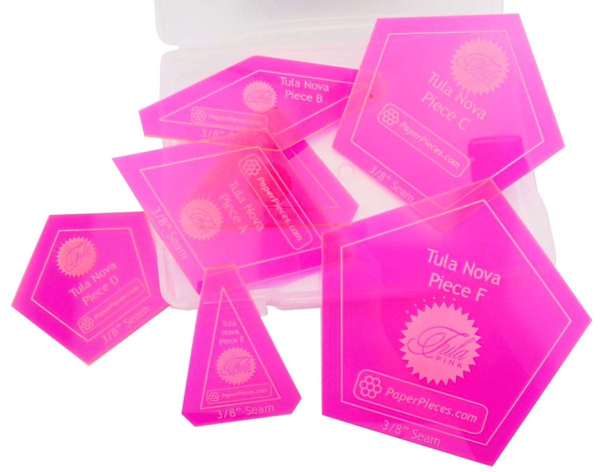 Tula Nova 7 Piece Acrylic Fabric Cutting Template Set