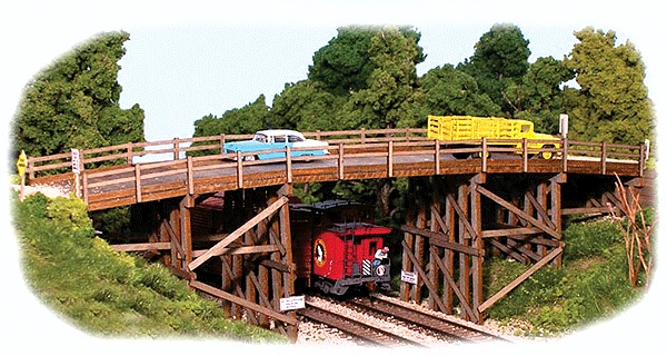 Country Road Bridge -- Kit - 13-1/2 x 3-1/4 x 4-1/8"34.3 x 8.3 x 10.5cm