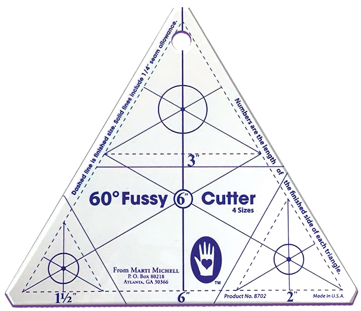 Fussy Cutter Multi-Size 60 Degree by Marti Michell