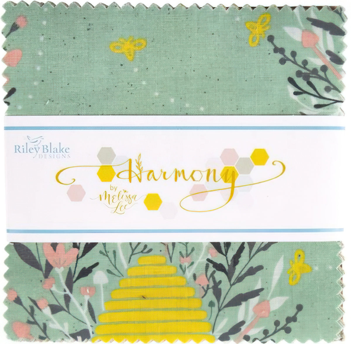 Riley Blake - Harmony 5 inch Stacker by Melissa Lee 42 pcs