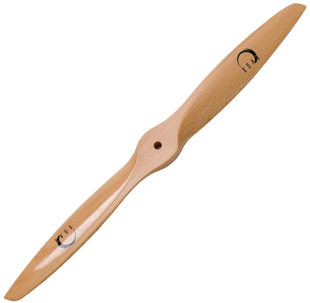 XOAR PJA 16x8 RC Propeller 16 Inch 2 Blade Wood Prop for Fixed-Wing Gas RC Model Planes (PJA16X8)