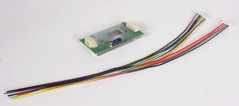 D408SR DCC Control 4-Amp Decoder - Silent Running™ -- 9-Function for S, O & Large Scale