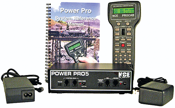 PH5 Power Pro 5 DCC Complete System -- Includes System Box, Pro Cab Throttle, Cables, UTP Cab Bus Panel, Power Supply