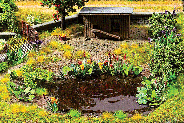 Water & Riverside Plants - Laser-Cut Minis -- Makes 17 Plants