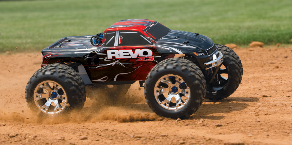 Traxxas Revo 3.3 1/10 Scale 4WD Nitro-Powered Monster Truck (53097-3)