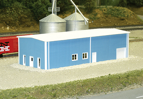 Pre-Fabricated Warehouse -- 30' x 80' (blue)