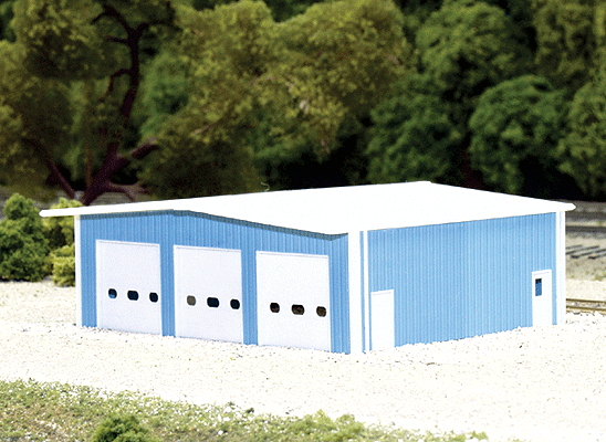 Fire Station -- (blue) Scale 50 x 40'15.2 x 12.2m