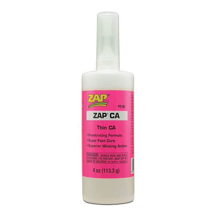 ZAP/CA Super-Thin Instant Adhesive -- 4oz118mL
