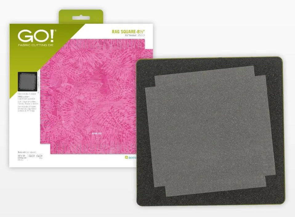 Accuquilt GO! Die 55013 Rag Square 8.5 inch
